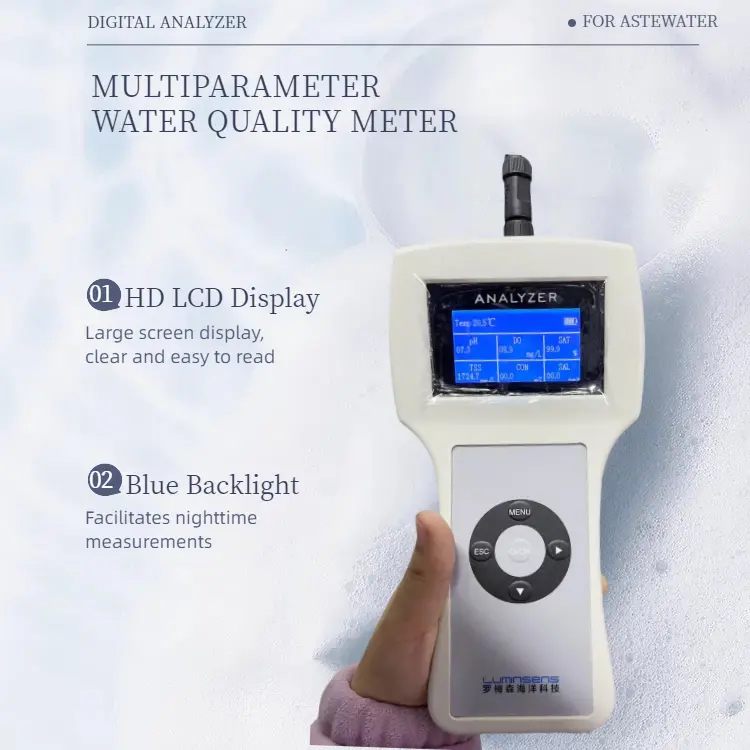 Portable Fluorescence O₂ Sensor Dissolved Oxygen M01