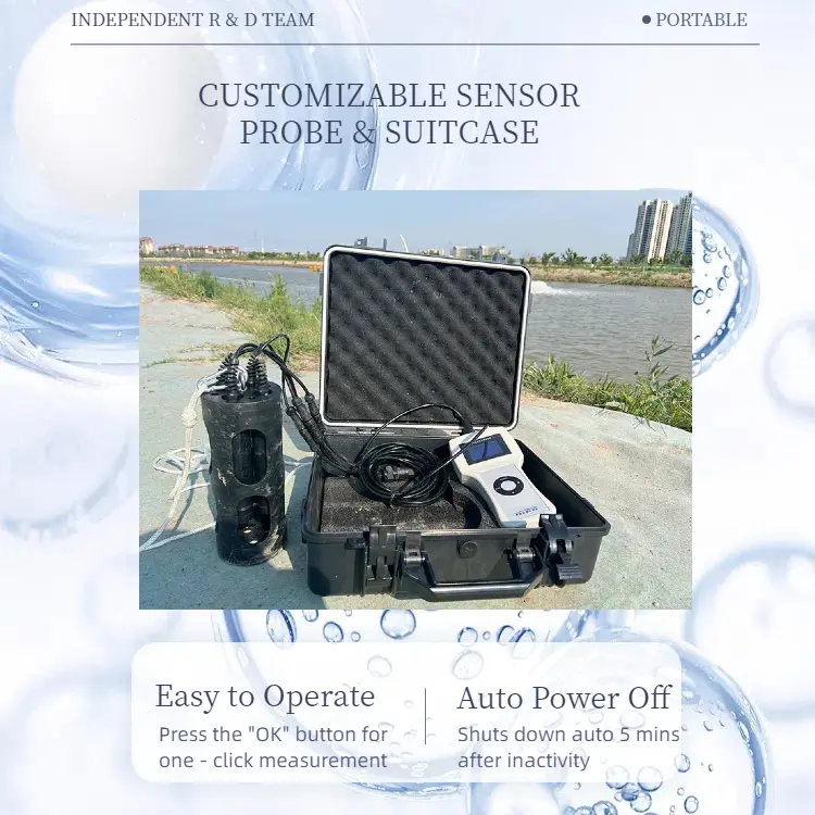 Portable Multi-Parameter Water Quality Analyzer wi01