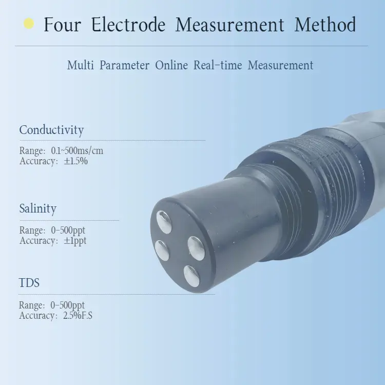 RS485 Four-Electrode Conductivity EC CT Salinity T02