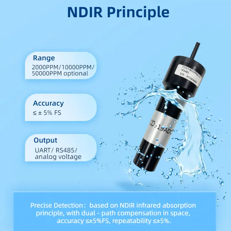 Portable Dissolved Carbon Dioxide Sensor CO₂ Analy03