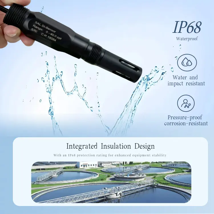 RS485 Four-Electrode Conductivity EC CT Salinity T04